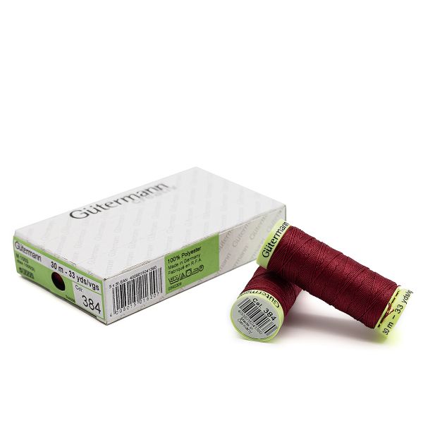 Нитки отделочные Gutermann Top Stitch, 30м, 384 малиновый щербет, 5 катушек