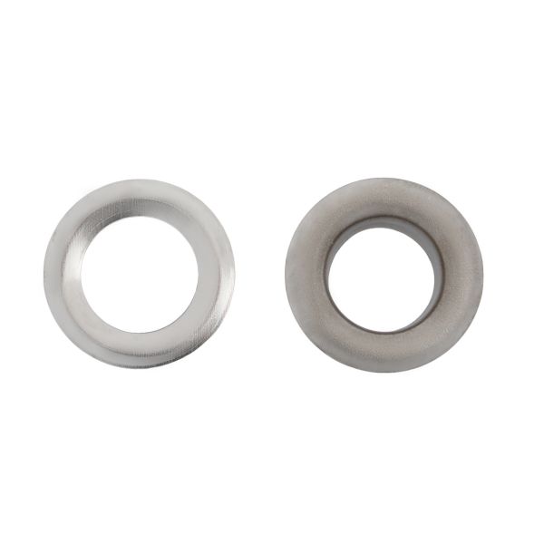 Люверсы металл ⌀12.0 мм (внутр.), №26, сталь, никель, 100 шт, New Star