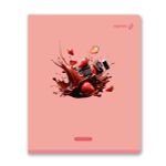 Тетрадь ученическая общая, выборочный лак, A5 96 л. на скобе 65 г/м², белизна 100% 5 шт клетка, 01532 Ягодный взрыв, Светоч Т80