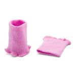 Манжеты трикотажные 8.0х9.5 см, 1 пара, средней плотности 14 кл, 1х1, В-21 миндаль, розовый