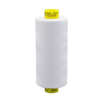 Нитка Gutermann Mara 150 (1000 метров), 1 кат., особо тонкая | _800 белый (Arta 001)