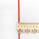 Шнур отделочный плетеный ⌀6.0 мм / 30 метров, красный, С886Г7