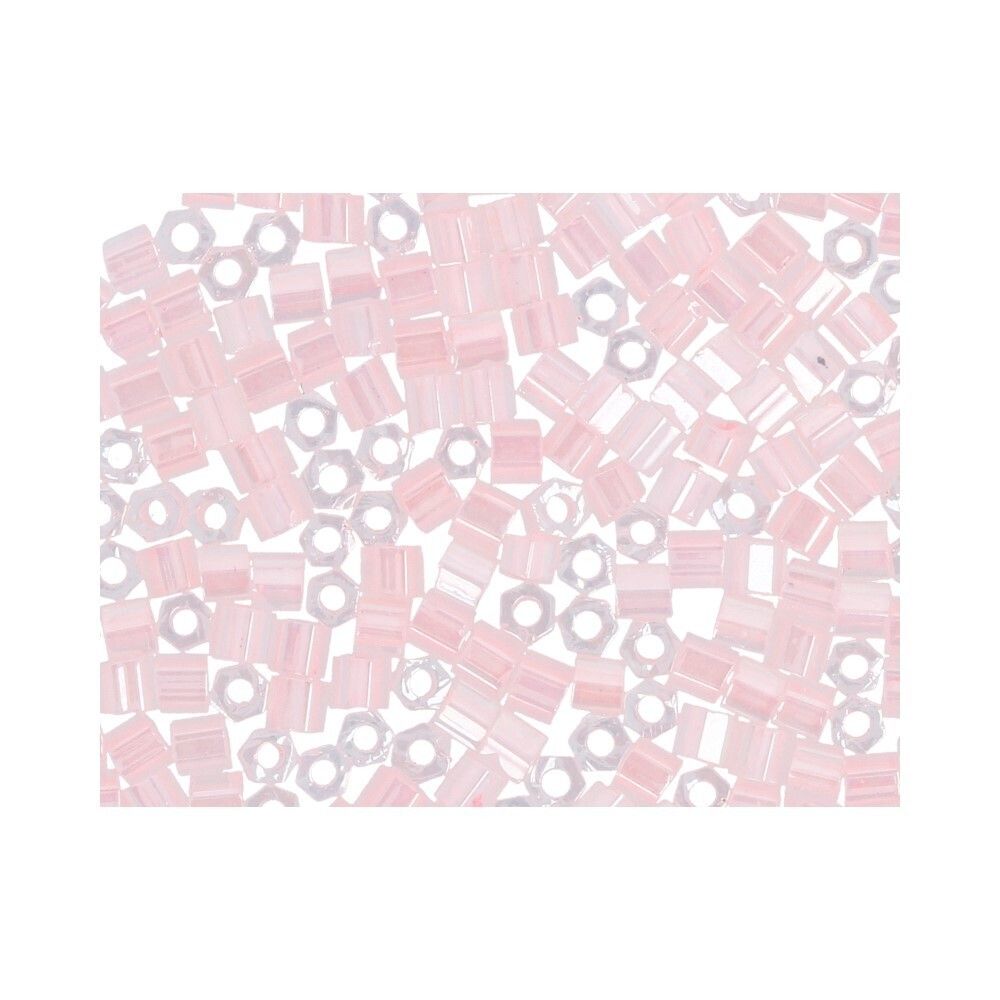 Бисер Toho 11/0 Hexagon 3 (2.2 мм), 5х5 г, 0145 св.розовый/перл