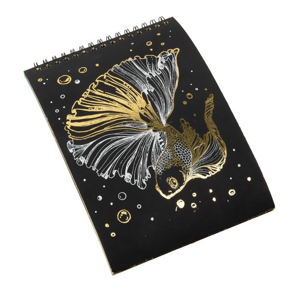 Набор для творчества Гравюра-блокнот Безбрежный океан, 14х20 см, Hobbius GHPB-07