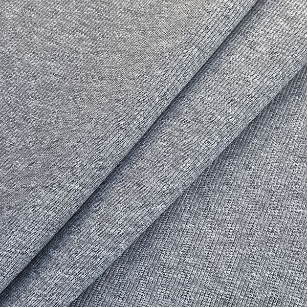 Кашкорсе с лайкрой пенье 400 г/м², 60+60 см / 3 метра, КАШ.400.СЕР.МЕЛ.3, сер.меланж