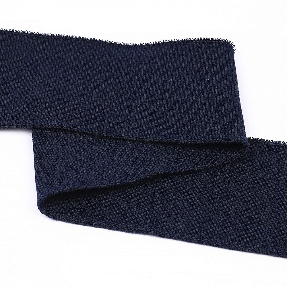 Подвяз (довяз) трикотажный 6.0х80 см, синий, 73096, 520 г/м², 100% п/э, 5 штук