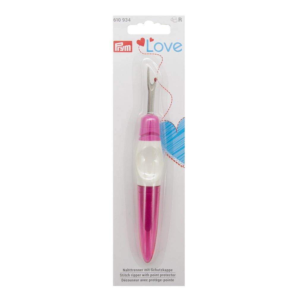 Устр-во для распарывания швов, Prym Love, Ergonomics, ярко-роз. 1шт, Prym