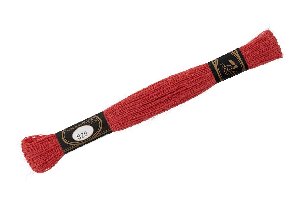 Мулине Радуга, цв.920 медный, Россия, 8 мотков по 15 метров