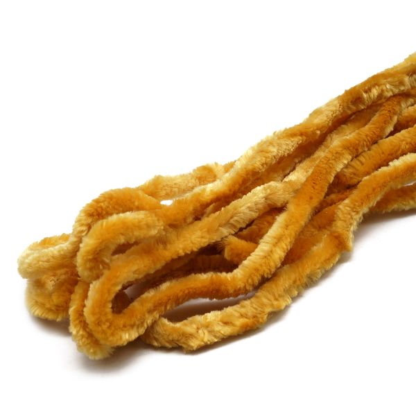 Синель для брошей 5 мм / 3 метра, цвет горчичный