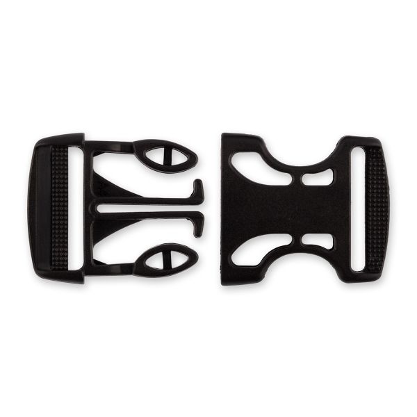 Фастекс (пряжка трезубец) ацеталь 32 мм, 10 шт, черный, Gamma SB01