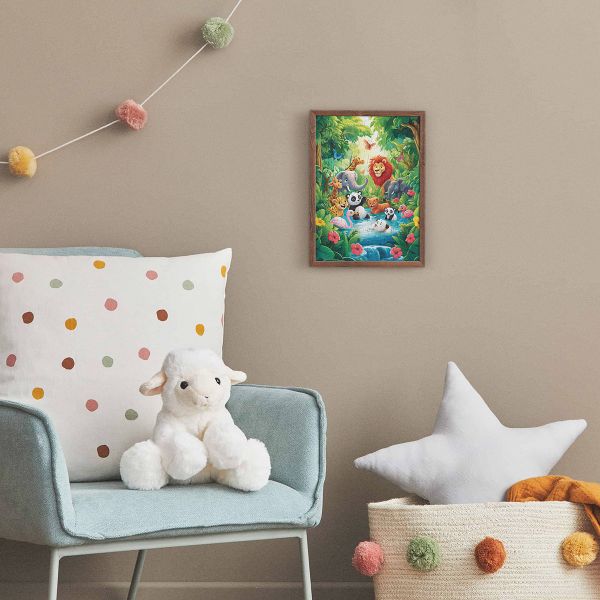 Пазл 80 элементов, PZL-80/01 Веселье в джунглях, Фрея