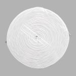 Лента (тесьма) шторная: сборка параллельная (1:2) 20 мм / 100 метров, равномерная