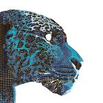 Алмазная (кристальная) мозаика Фрея ALBP-262, постер Ледяной леопард, 30х30 см