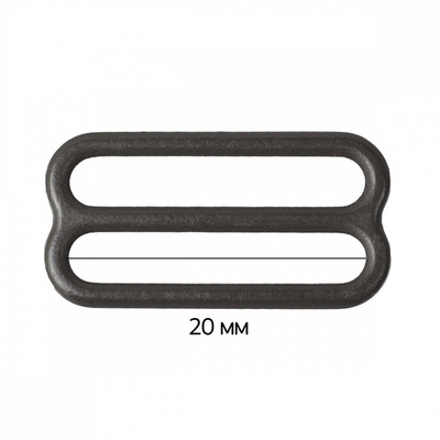 Рамки-регуляторы для бюстгальтера металл 20.0 мм, 111 шоколадно-коричневый, Arta, 50 шт