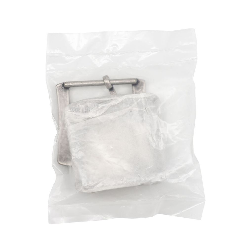 Пряжка ременная металл 40 мм. т. серебро, 2 шт, BIG