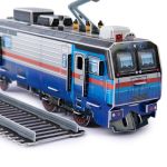 Пазл 3D 57 элемент, Локомотив, Rezark REZ-02