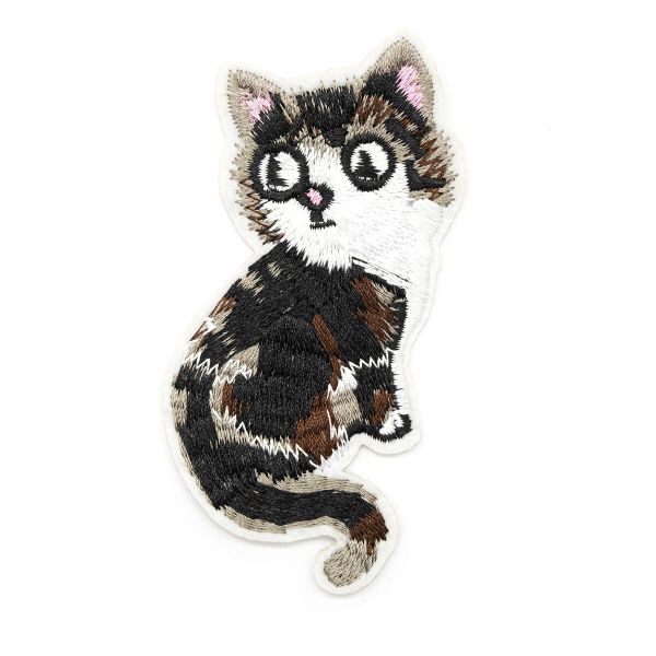 Термоаппликация Испуганный котенок, 9х5,5см, Hobby&Pro