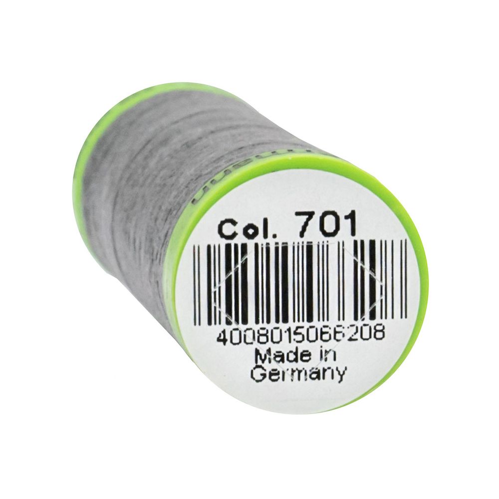 Нитки для тонких тканей Gutermann Extra Fine 150, 200м, 701 перламутрово-грифельный, 5 катушек