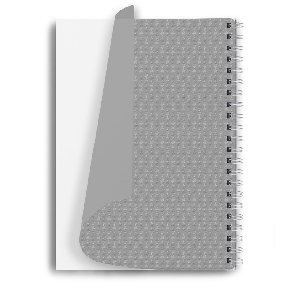 Тетрадь общая с пластиковой обложкой, тиснение серебряной фольгой, 500 мкр, A4 80 л. на гребне 65 г/м², белизна 100 %, 4 шт, клетка, 01035 Серебро, Светоч 80Т27
