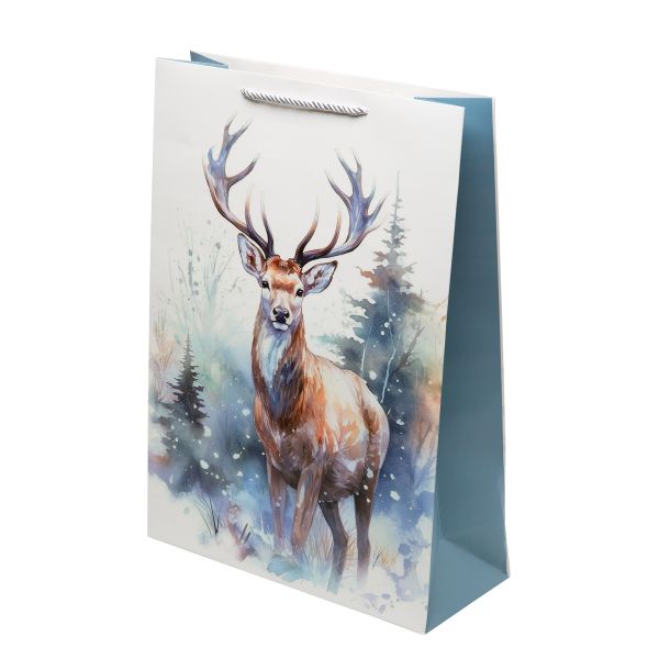 Пакет подарочный 210 г/м², 30х42х12 см, 12 шт, 01, Stilerra NCYL