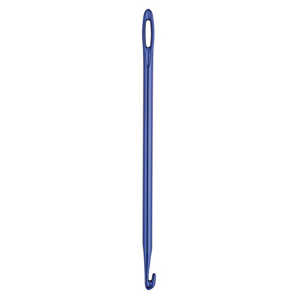 Крючок для нукинга, Prym синий ⌀6,0 мм, 16 см