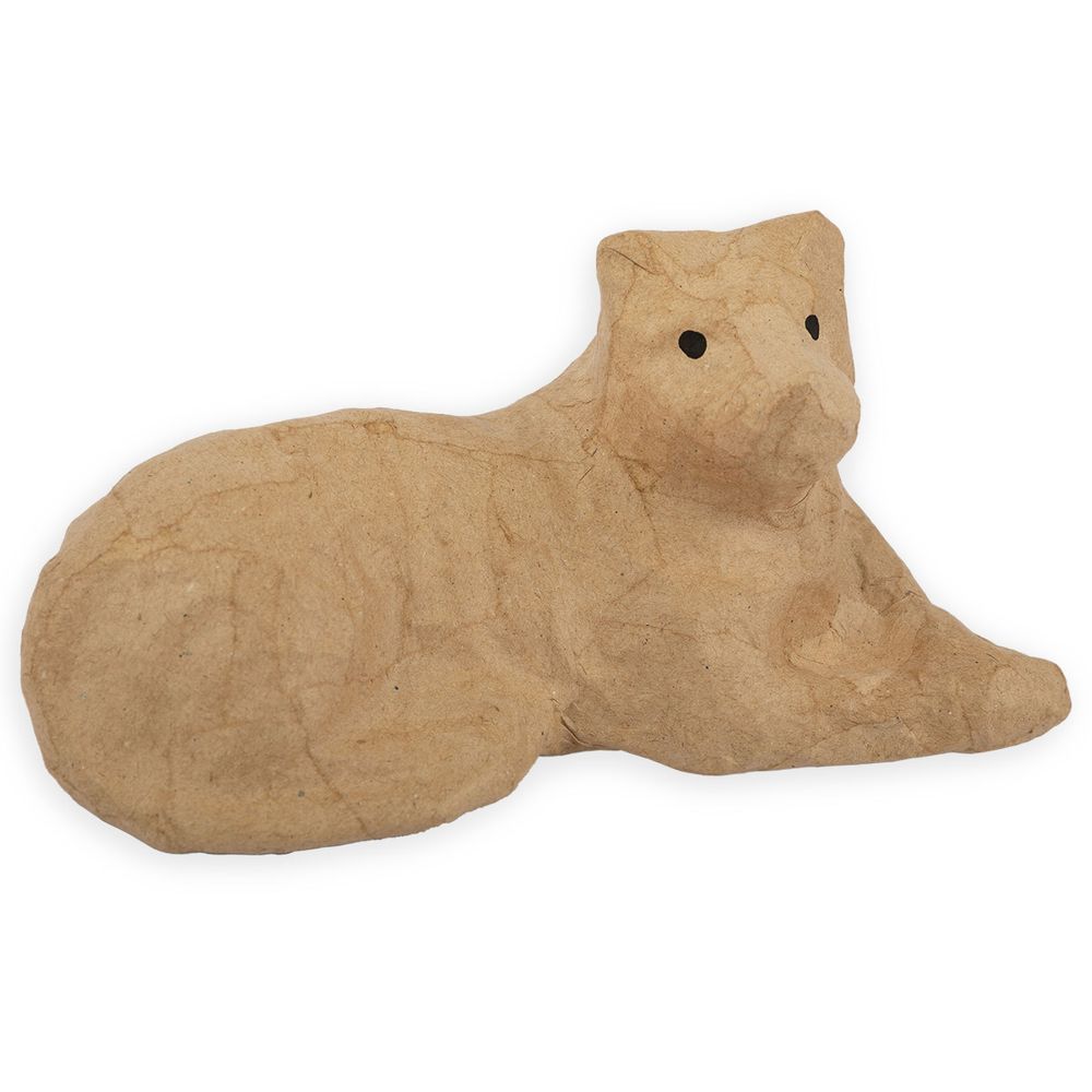 Заготовка из папье-маше Тигр, 7.5х9х18 см, PAM-149 Love2art