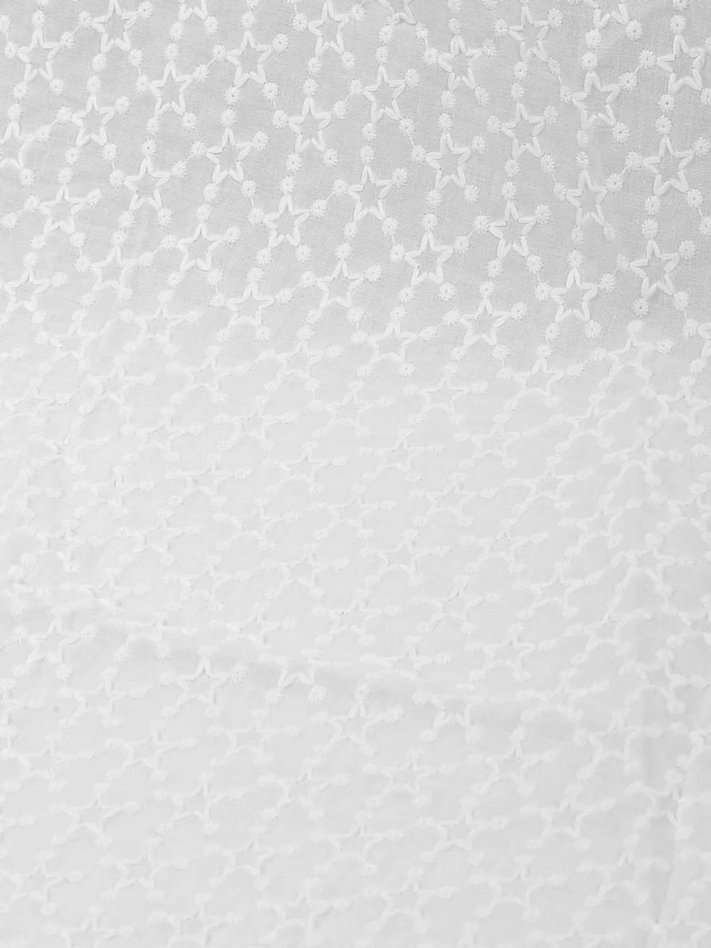 Ткань шитьё (прошва) 100 г/м², 150 см / 2 метра, TBY.Emb.8228.1.2, цв.01 белый