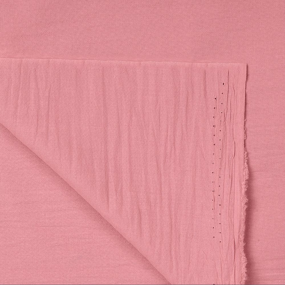 Хлопок крэш 90 г/м², 150 см / 5 метров, TBY.Caw.73.5, цв.ягодный