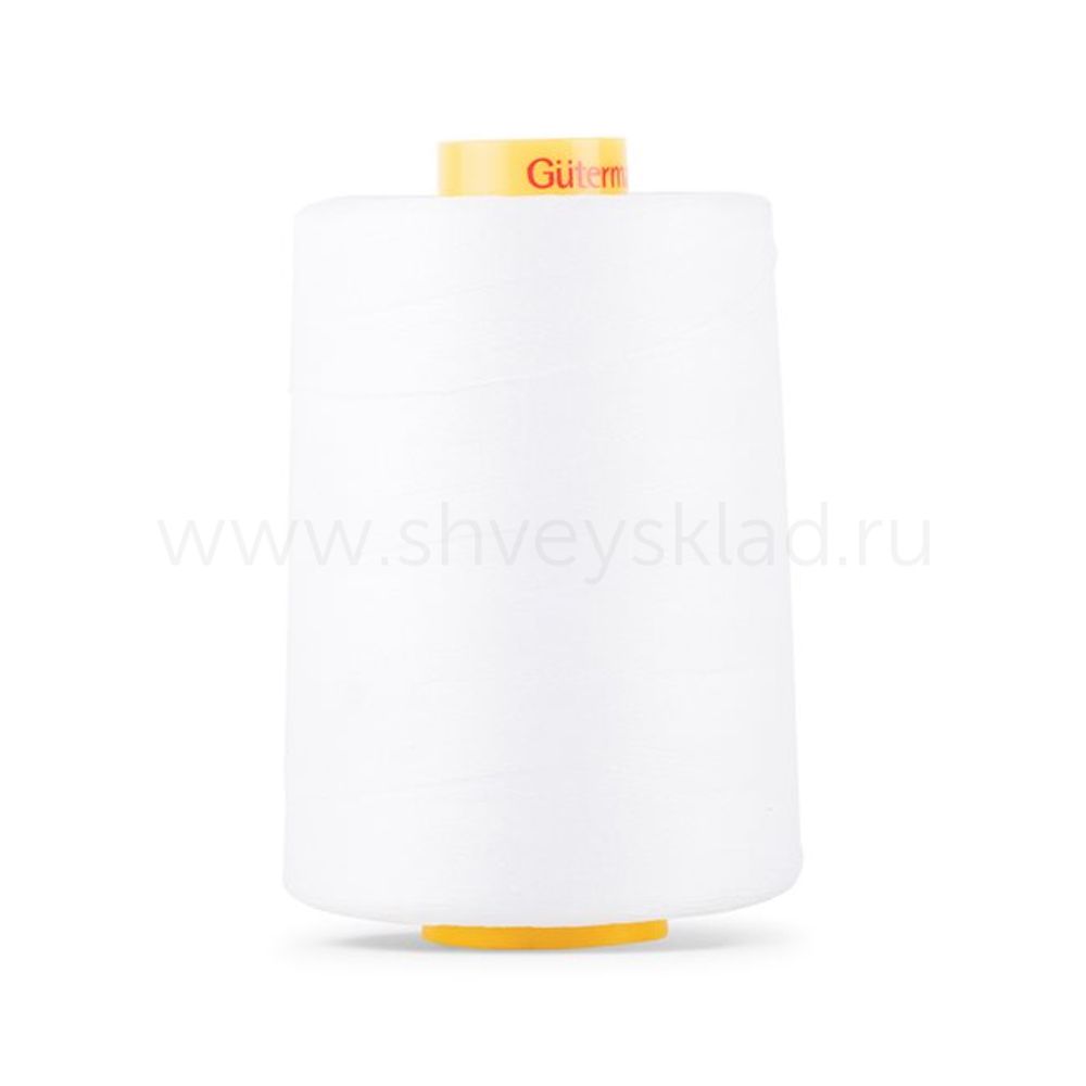 Нить отделочная Gutermann Mara 30/2, 3000 м, 702358_00, 800 белый, 1 катушка
