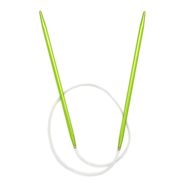Спицы круговые Pony Colour ⌀4,5 мм, 60 см, зеленый, алюминий