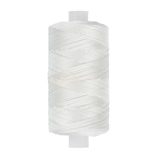 Нитки обувные капрон 3К, 200 м, 5 шт, 01 белый