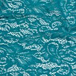 Ткань кружевная (гипюр) в нарезке с кордом диз.3036 шир.150 см, 130 г/м², цв.908 морская волна, 5 метров