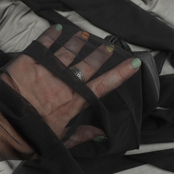 Сетка бельевая эластичная 51 г/м², шир.150 см / 50 метров, черный /03128209.170/