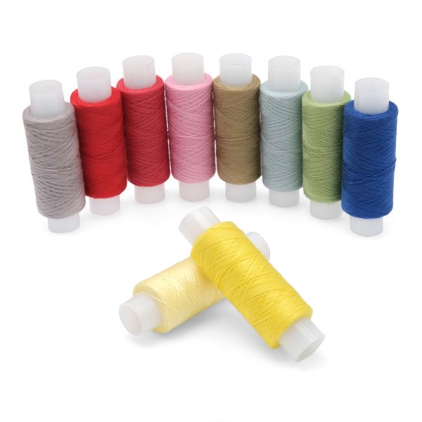 Швейные нитки (набор) 50/2, 10 кат. по 200 метров, ассорти №62, Astra&Craft