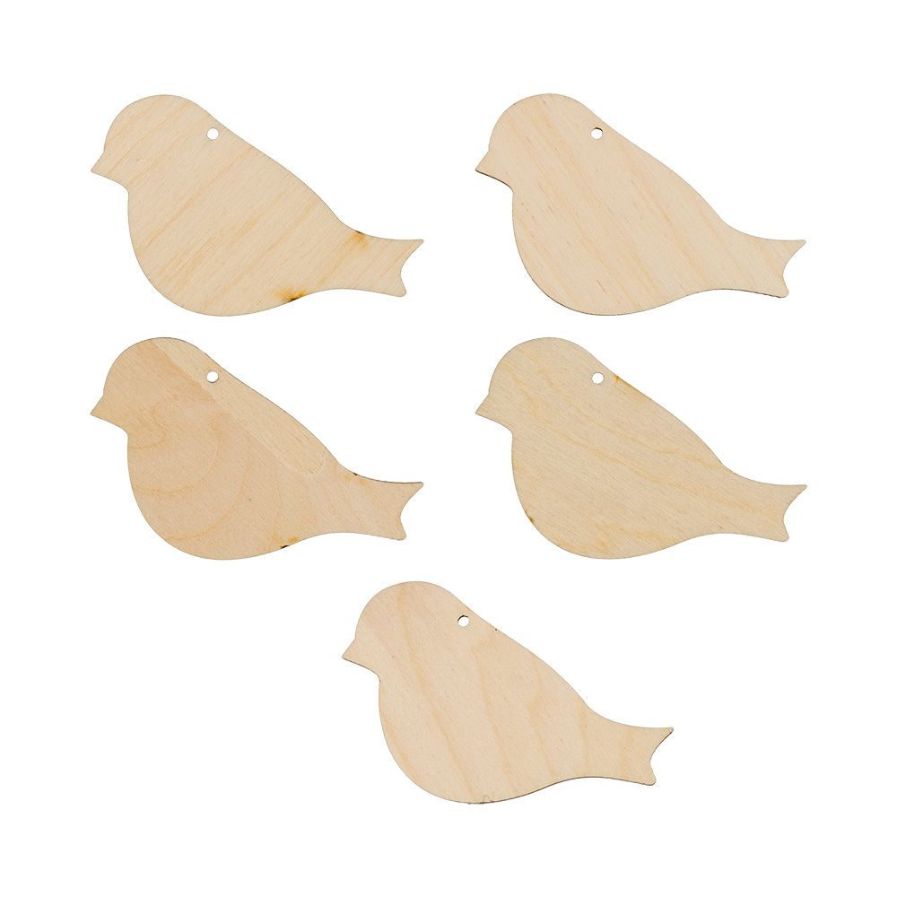 Заготовка из фанеры Набор подвесок 6.5х4.5х0.3 см, 5 шт, Птички, Mr.Carving, БА-27 Заготовка из фанеры Набор подвесок 6.5х4.5х0.3 см, 5 шт, Птички, Mr.Carving, БА-27