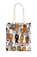 Раскраска на сумке Фрея, раскраска на сумке Лапки-антистресс