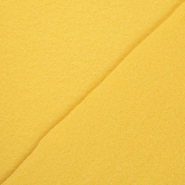 Флис 2-сторонний 160 см / 10 метров, желтый/yellow, Gamma FG-005