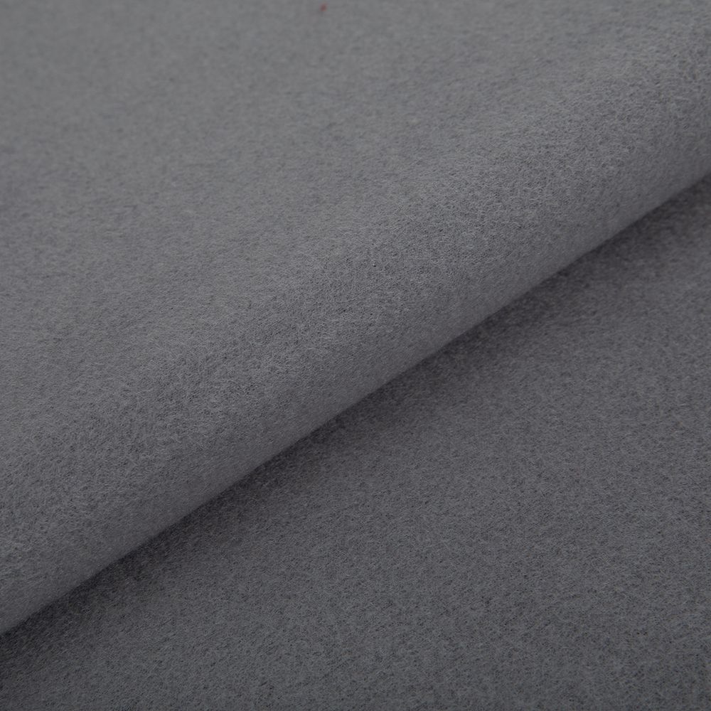 Флис 2-сторонний 280 г/м², 150х160±5 см, серый/grey, Gamma FG-005N