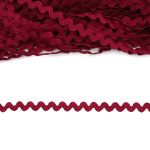 Тесьма вьюнчик 9 мм, 30м (бордо), 30 м