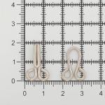 Крючки пришивные 33х12 мм, №10, цв.никель, 200 шт