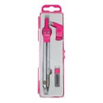 Циркуль металлический Acid в пенале, розовый 11101P, Milan 11101P