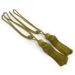 Кисти шторные 750.0 мм (общая) / 280.0 мм (кисть), 10 зеленый, 1 пара