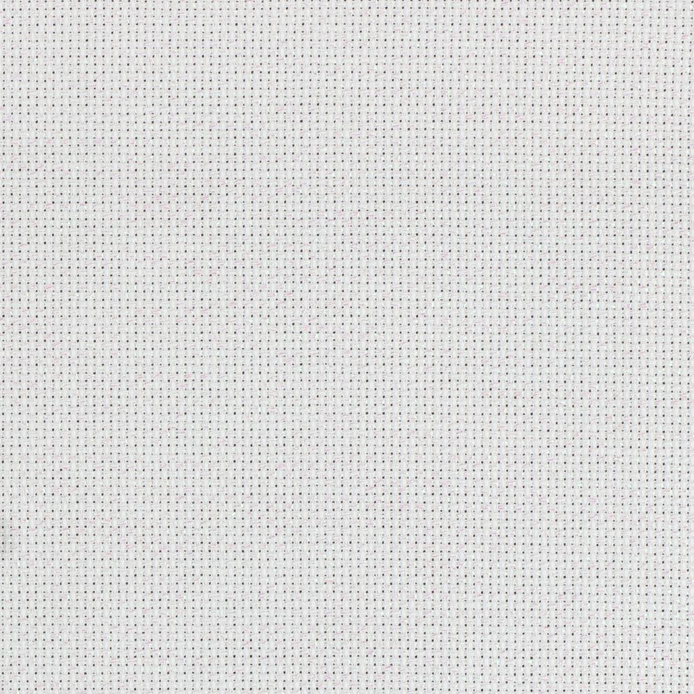 Канва Aida 14 ct, 150х100 см, 92% хлопок, 8% терилен, белый с Перламутровым люрексом, Gamma K04L