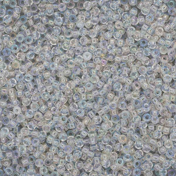 Бисер Preciosa прозрачный с радужным покрытием 10/0 (2.3 мм), 100 г (5х20 г), цв. 58205