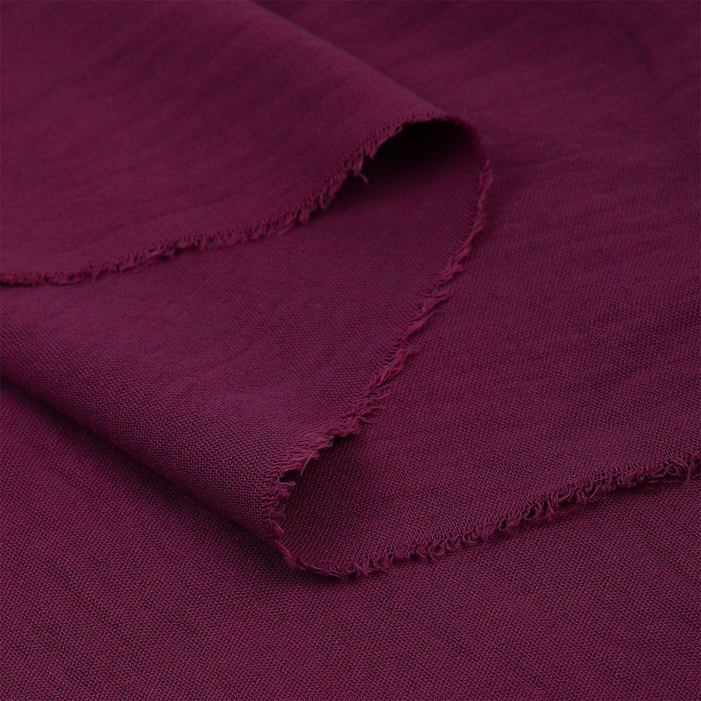 Лен Манго 160 г/м², 150 см / 25 метров, TBY.Mg.07, цв.ягодный