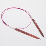 Спицы круговые Knit Pro Cubics 5,5 мм / 40 см, дерево, коричневый, 25126