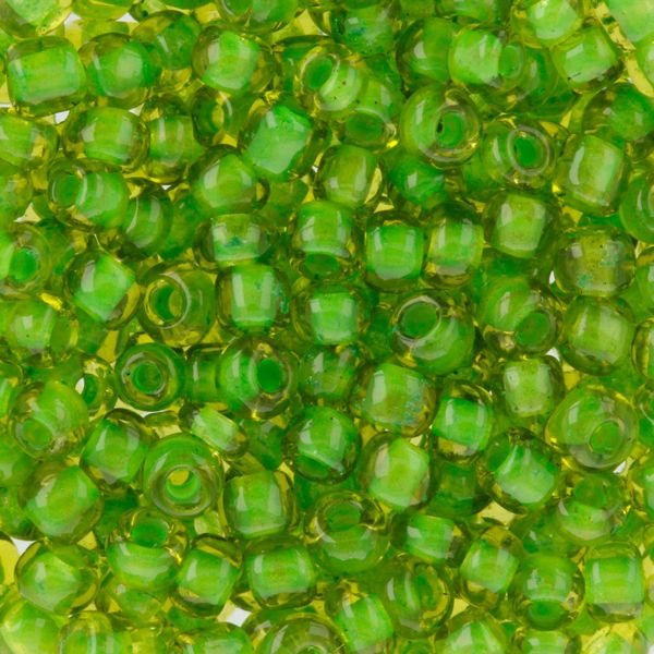 Бисер Zlatka 8/0 (2.9 мм), 100 г (10х10 г), №0319 зеленый, GR