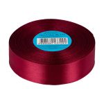 Лента атласная 1-сторонняя 25.0 мм / 33±2 метра, 135 бордовый, Gamma