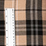 Фланель рубашечная 150 г/м², 150 см / 2 метра, TBY.Fl.T139.2, цв.139 бежевый