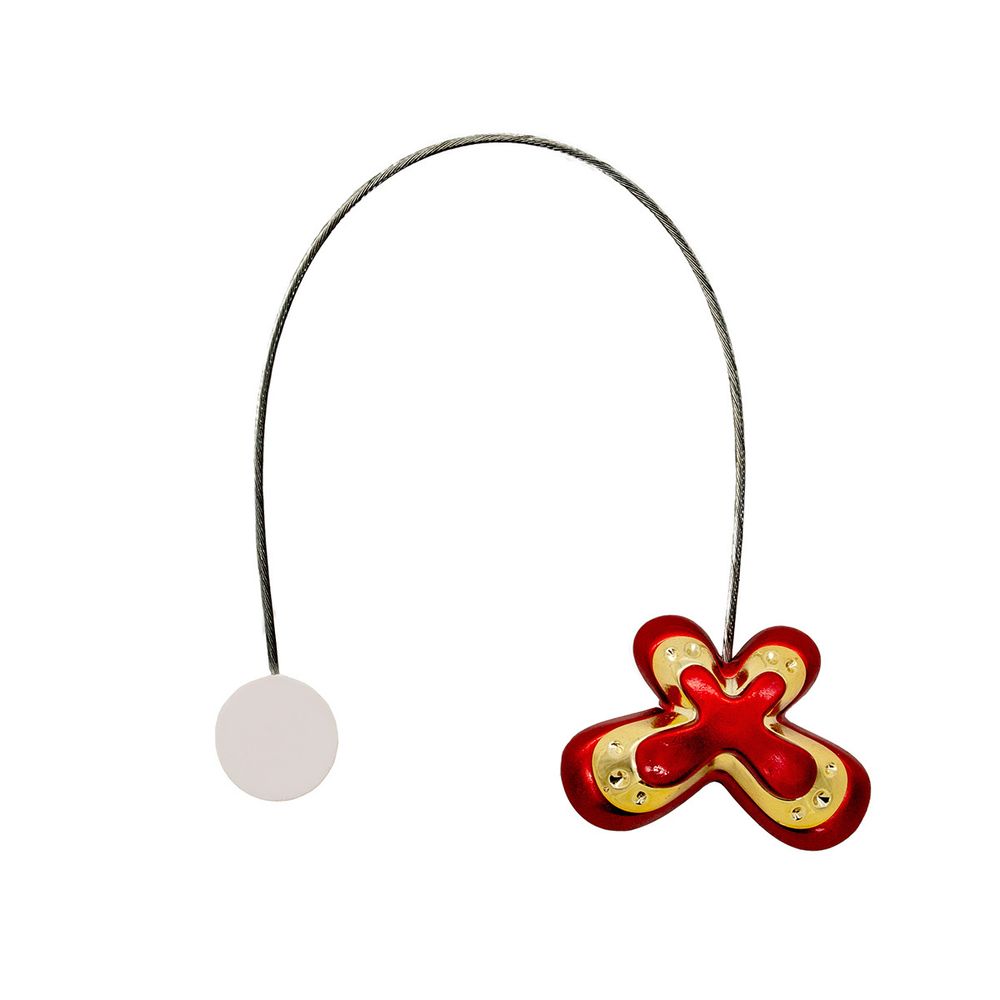 Подхваты шторные магнитные FCG1064 (5 красный/золото)